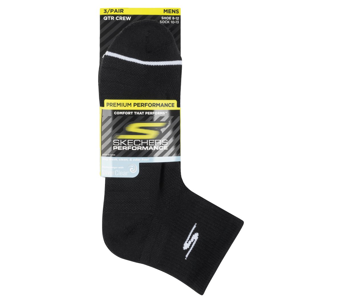 Quarter Premium Basic Socks - 3 Pack | Skechers online