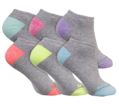 6 Pack Low Cut Walking Socks | Skechers outlet