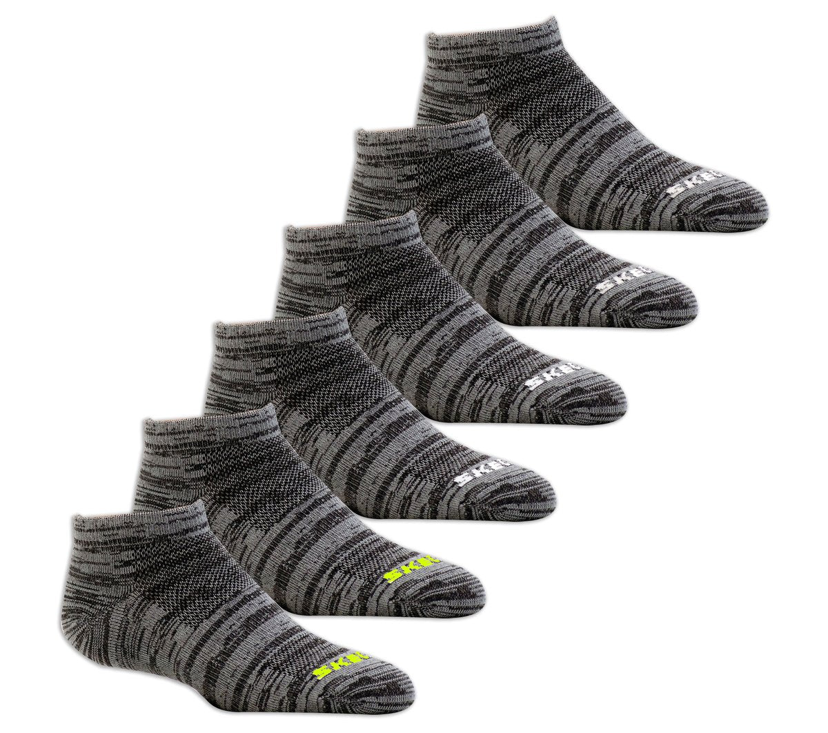 6 Pack Low Cut Non Terry Socks | Skechers on sale