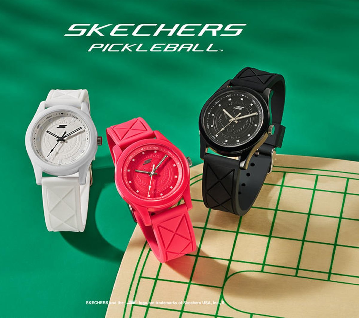 Pickleball Dial Quilt Watch | Skechers online