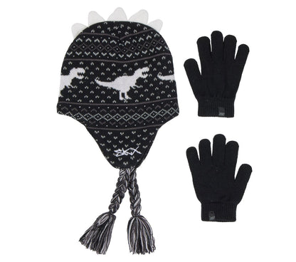 Glow In The Dark Dino Hat Set | Skechers on sale