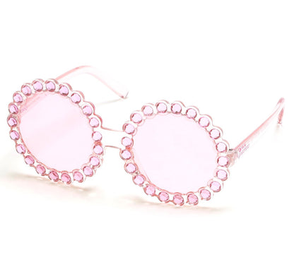 Round Rhinestone Sunglasses | Skechers for sale