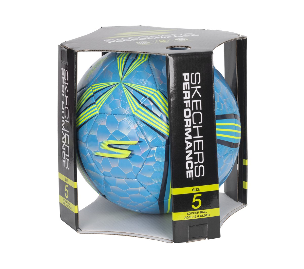 Hex Multi Mini Stripe Size 5 Soccer Ball | Skechers online shop