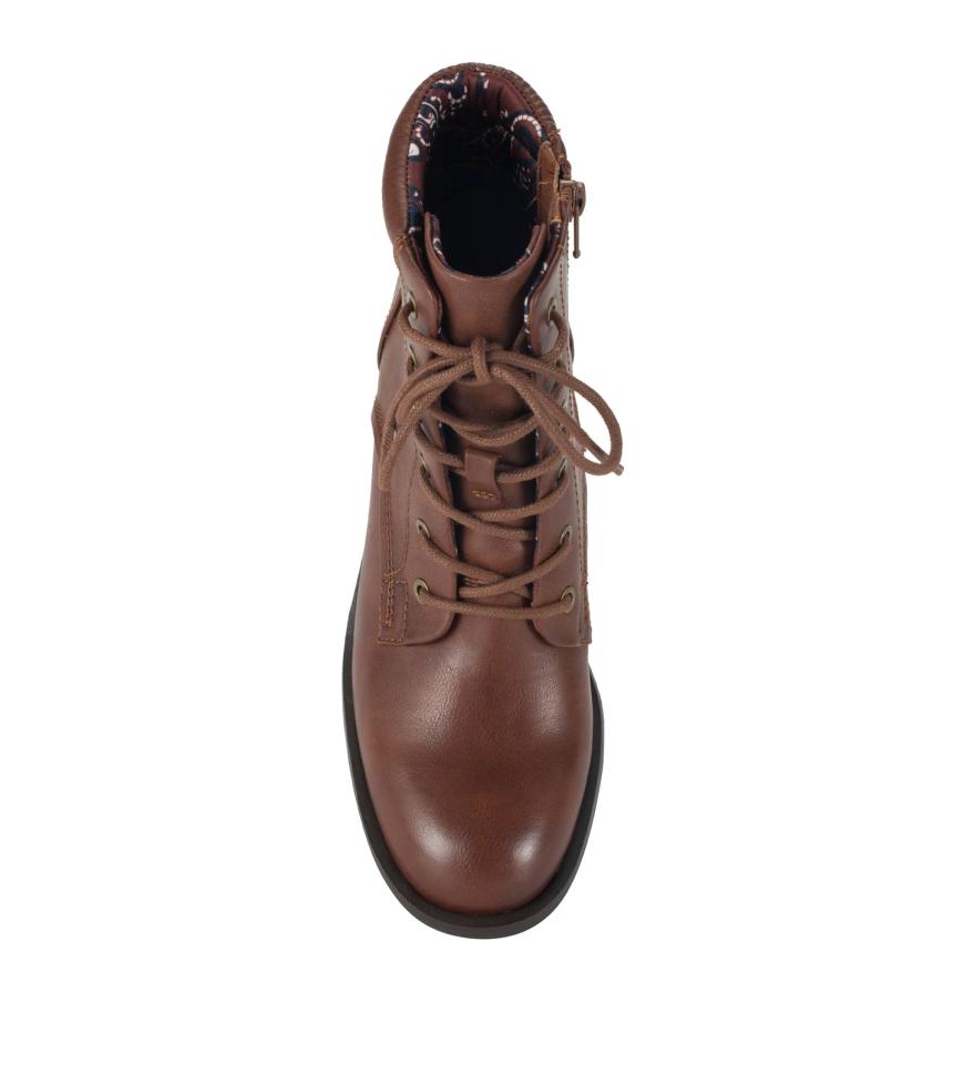 Baretraps Booties | Women Allister Lace Up Bootie Brush Brown