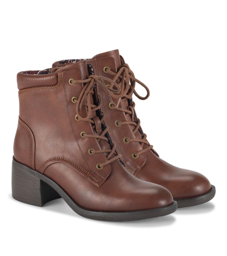 Baretraps Booties | Women Allister Lace Up Bootie Brush Brown