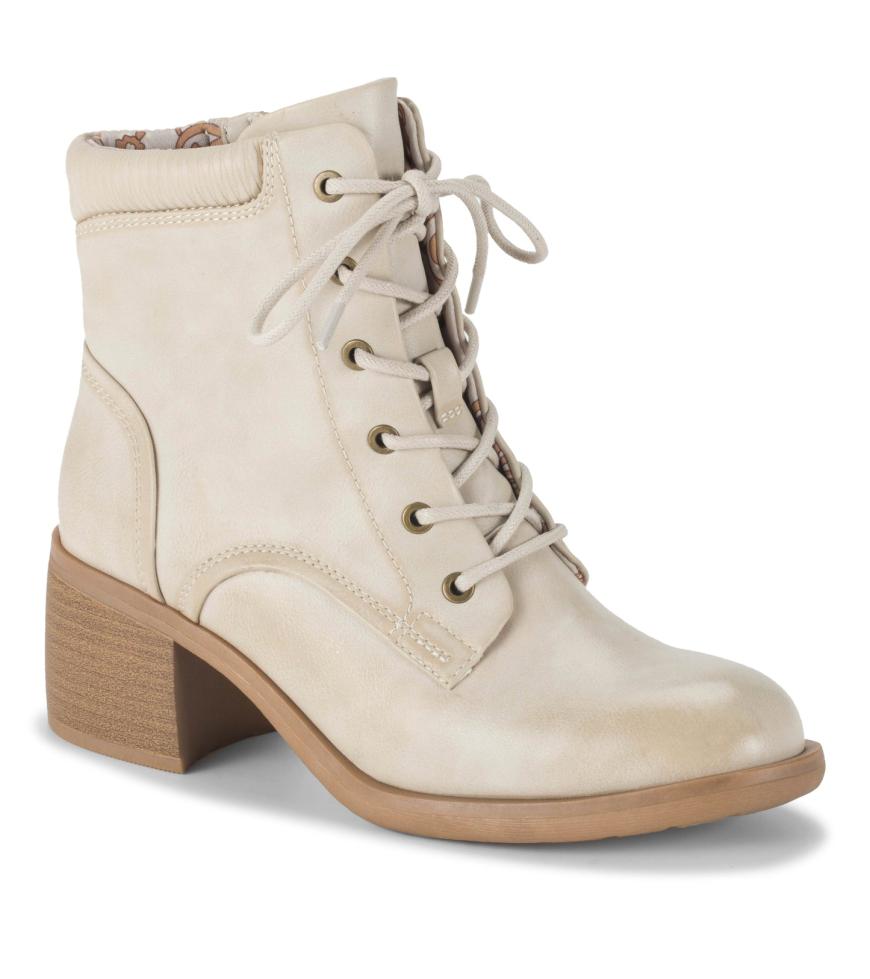 Baretraps Booties | Women Allister Lace Up Bootie Milkyway