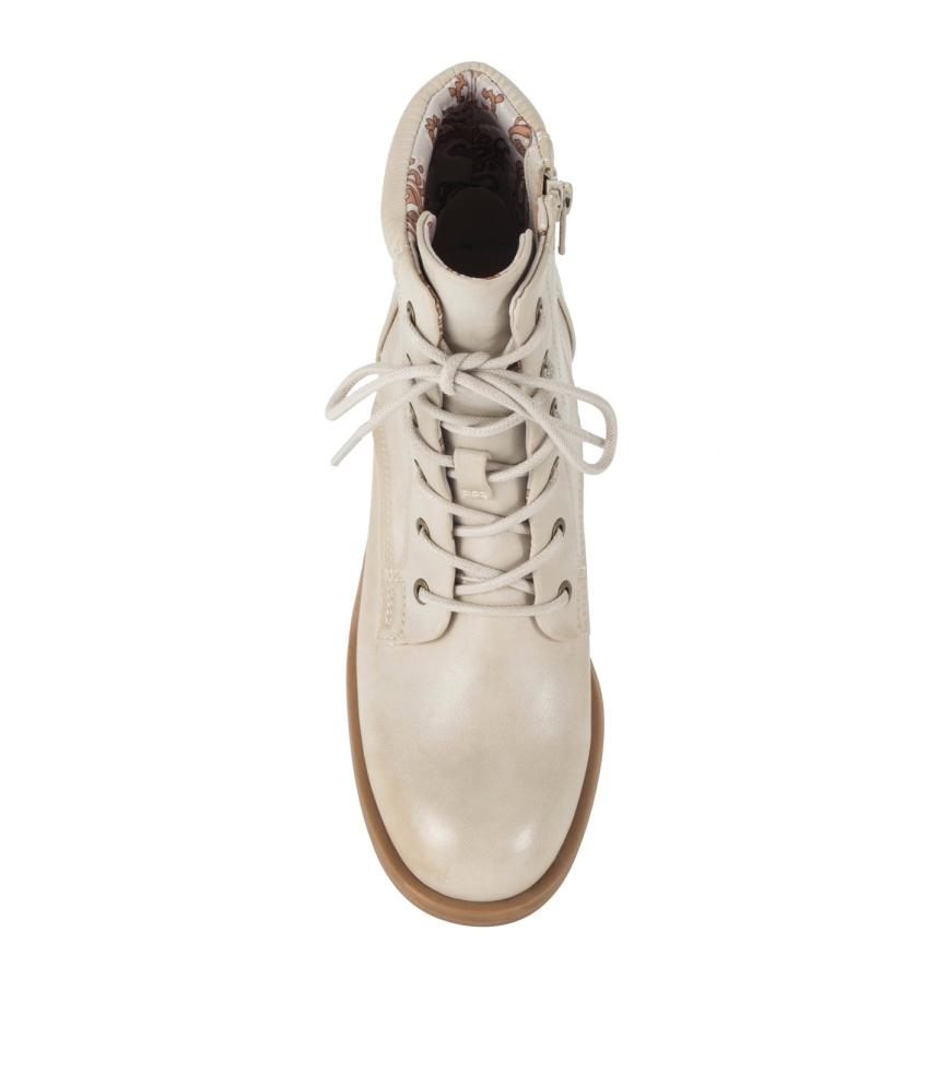 Baretraps Booties | Women Allister Lace Up Bootie Milkyway