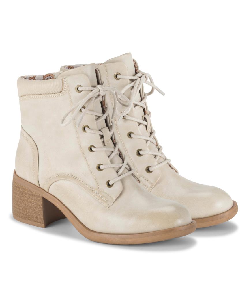Baretraps Booties | Women Allister Lace Up Bootie Milkyway