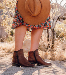 Baretraps Booties | Women Alona Block Heel Bootie Cognac
