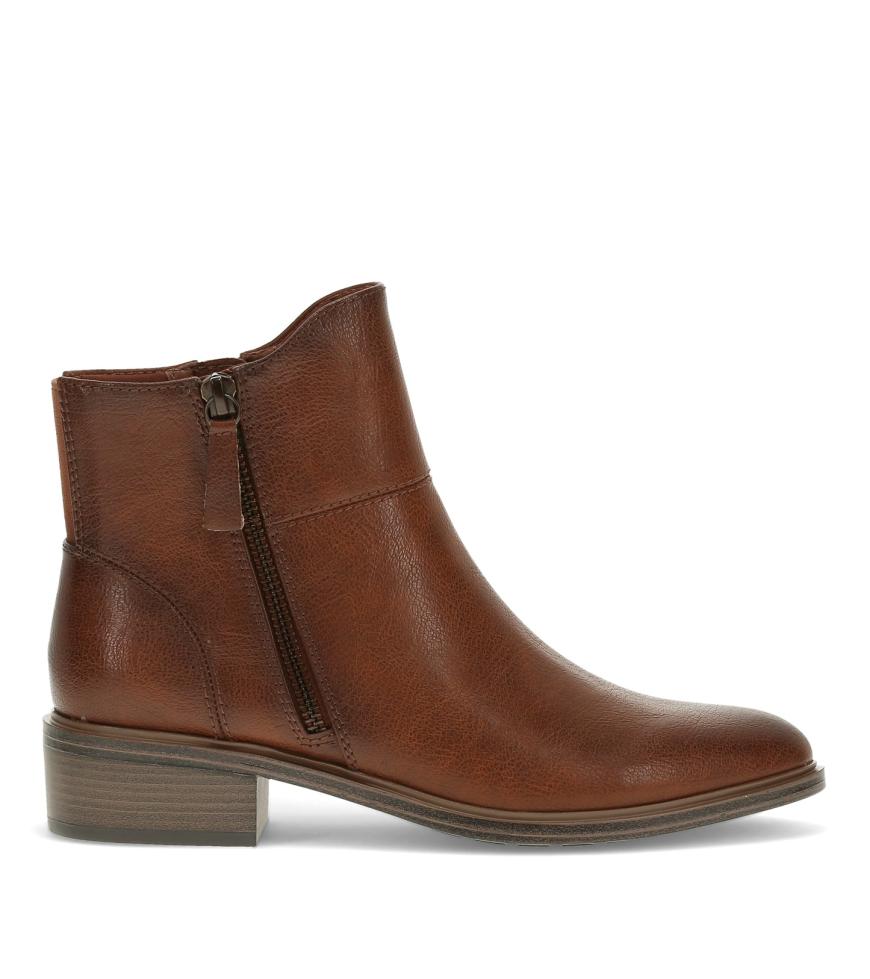 Baretraps Booties | Women Alona Block Heel Bootie Cognac