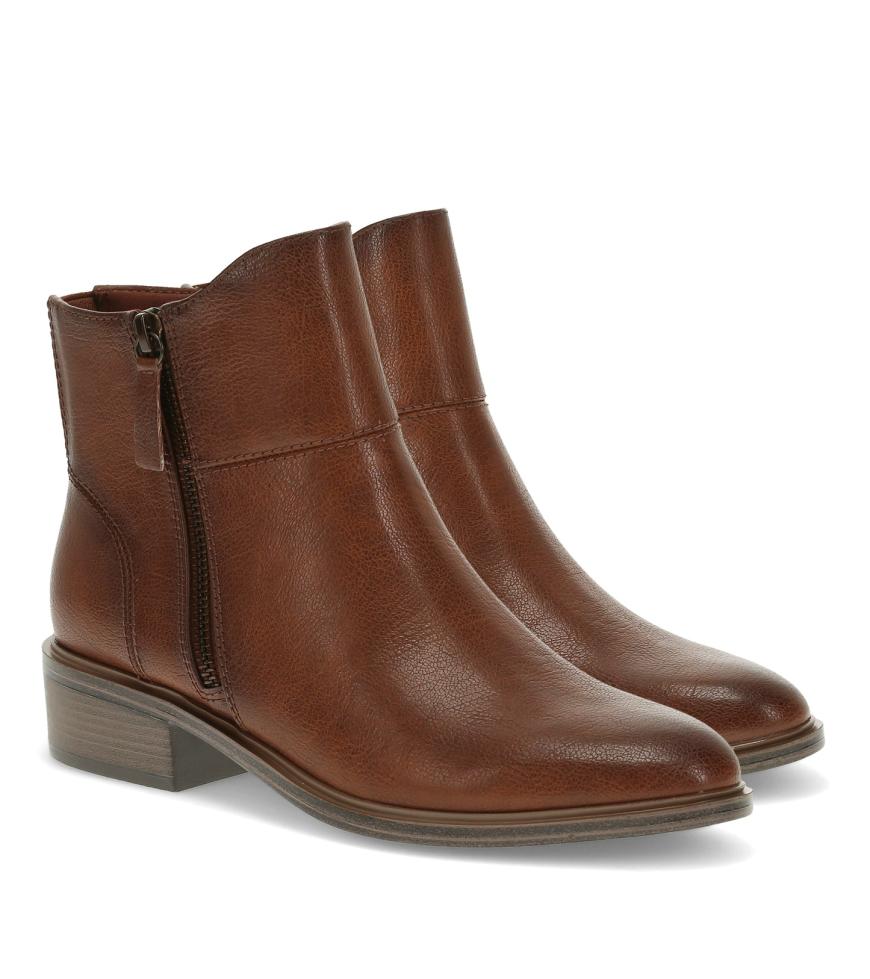 Baretraps Booties | Women Alona Block Heel Bootie Cognac