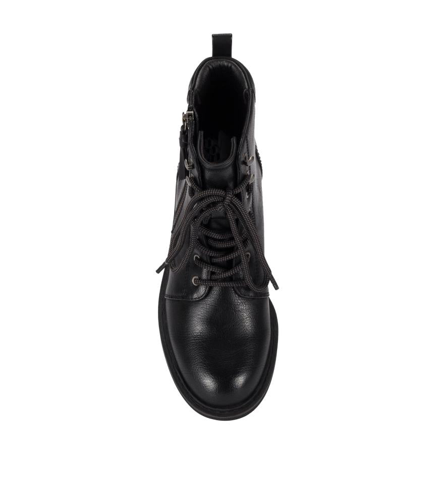 Baretraps Booties | Women Amysue Lace Up Bootie - Black | Baretraps Black