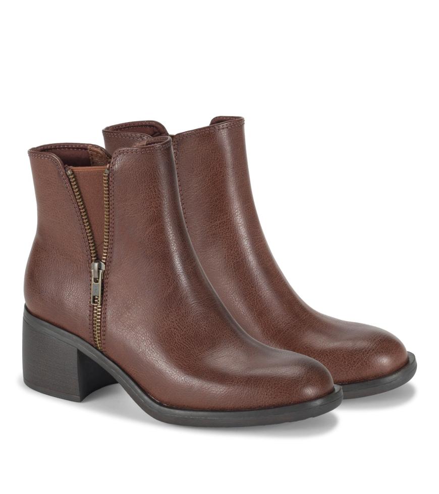 Baretraps Booties | Women Avery Block Heel Bootie Oak