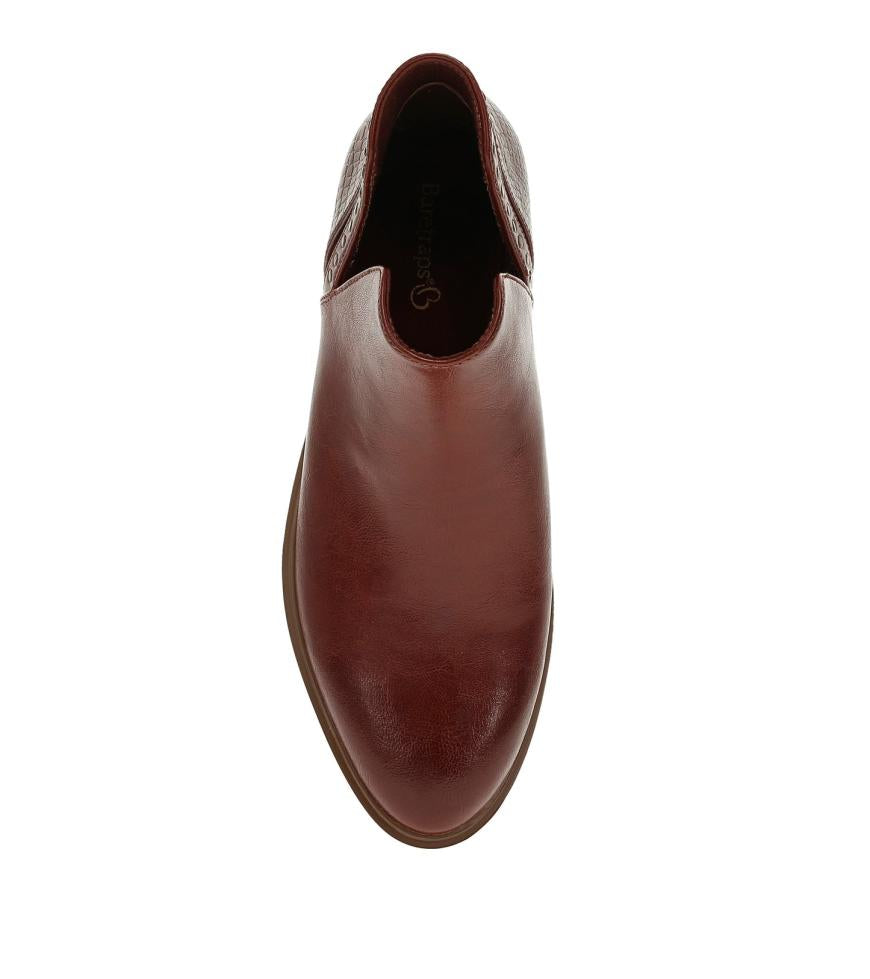 Baretraps Booties | Women Avril Ankle Bootie Mahogany