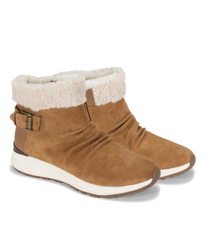 Baretraps Booties | Women Becki Cold Weather Bootie Cognac Multi Suede