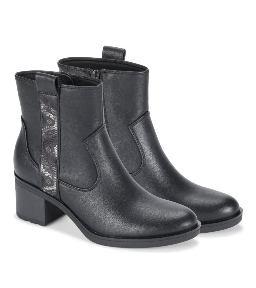 Baretraps Booties | Women Covina Block Heel Bootie Black
