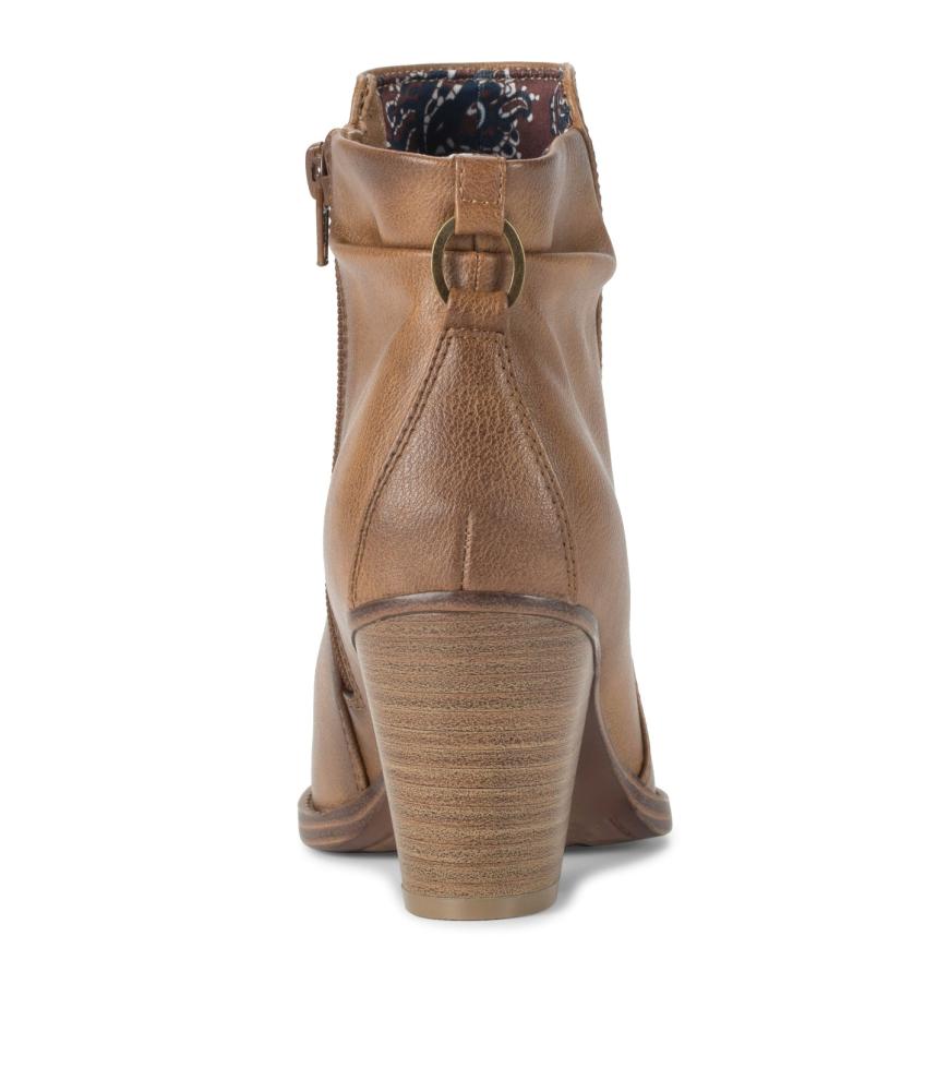 Baretraps Booties | Women Crystal Block Heel Bootie Auburn