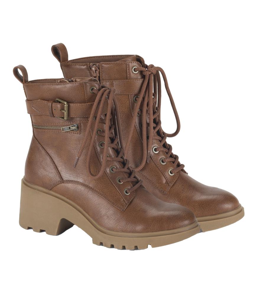 Baretraps Booties | Women Dani Lace Up Boot Cognac