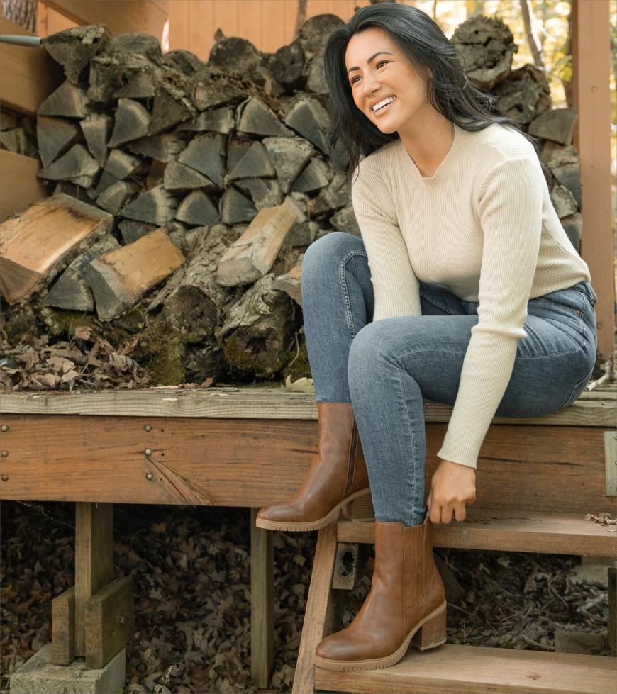 Baretraps Booties | Women Feeney Block Heel Boot Cognac