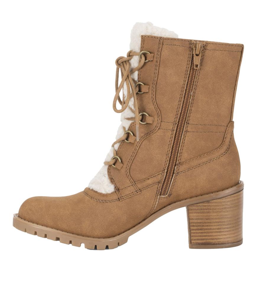 Baretraps Booties | Women Hadlee Lace Up Bootie Cognac