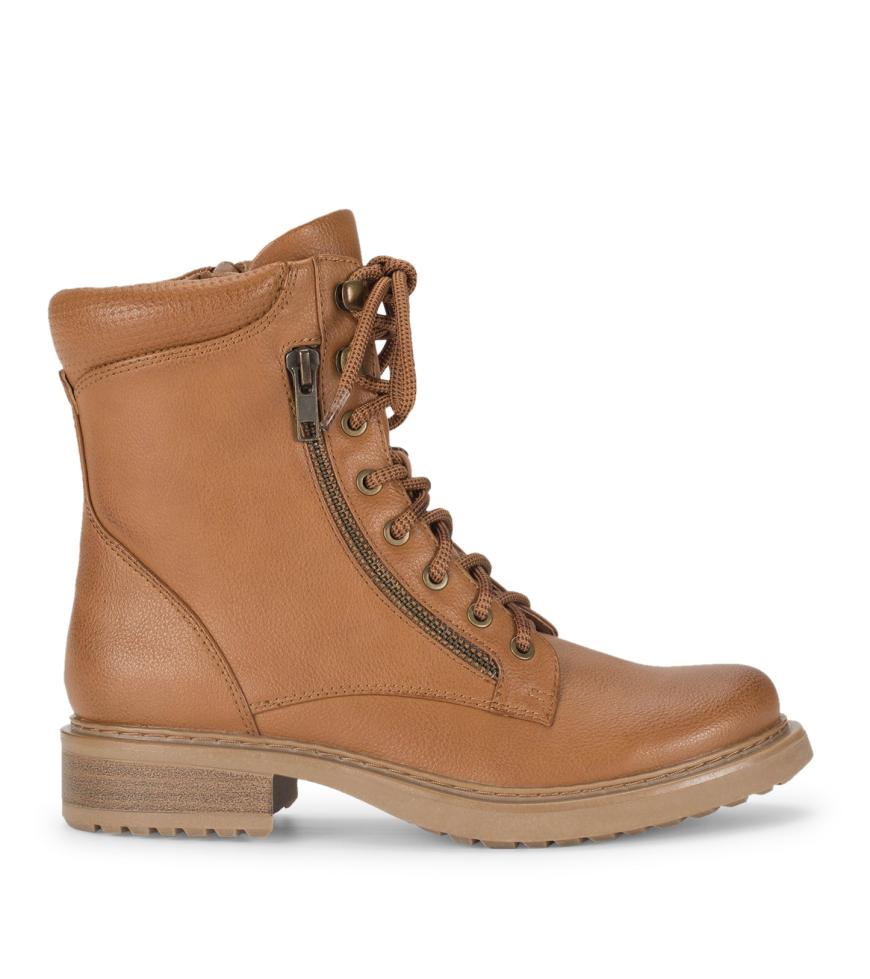 Baretraps Booties | Women Holden Lace Up Bootie Dark Cognac