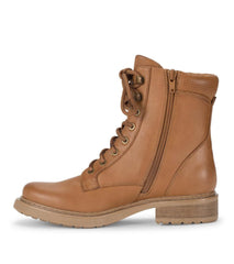 Baretraps Booties | Women Holden Lace Up Bootie Dark Cognac