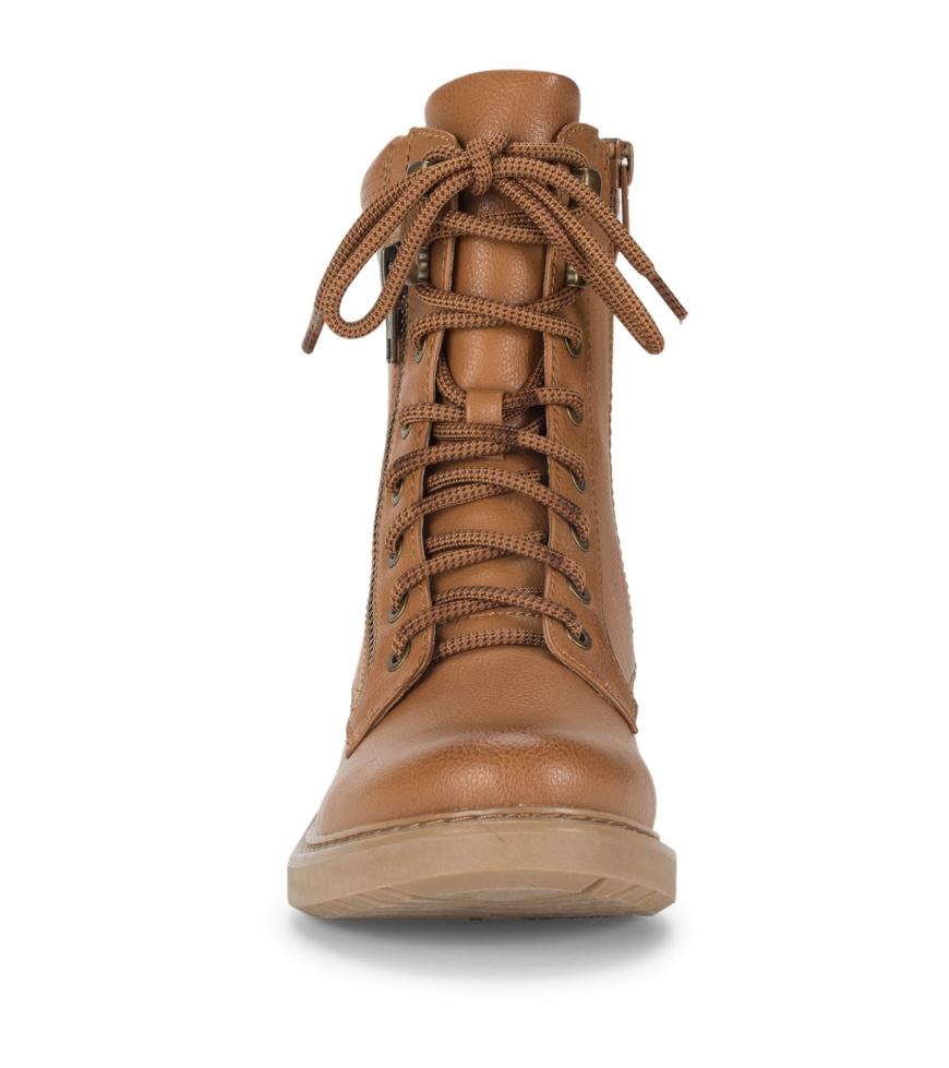 Baretraps Booties | Women Holden Lace Up Bootie Dark Cognac
