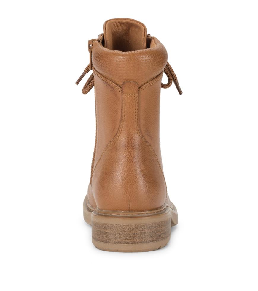 Baretraps Booties | Women Holden Lace Up Bootie Dark Cognac