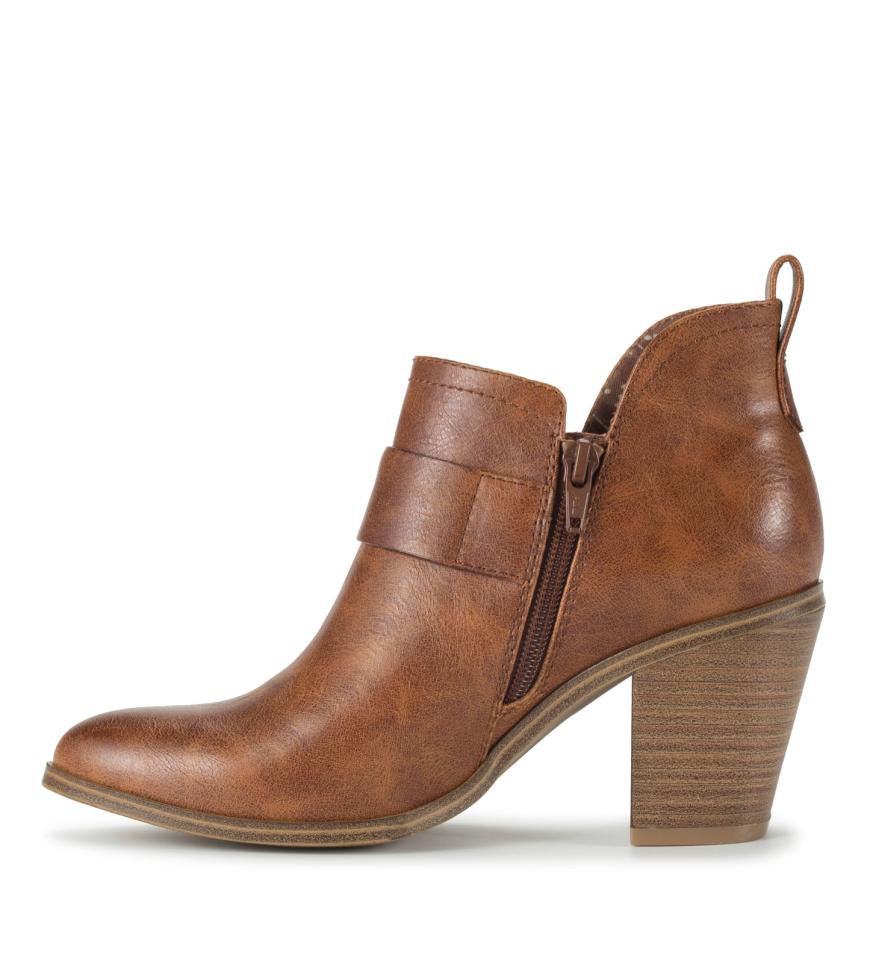 Baretraps Booties | Women Karina Block Heel Ankle Bootie Brown