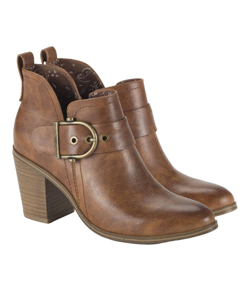 Baretraps Booties | Women Karina Block Heel Ankle Bootie Brown