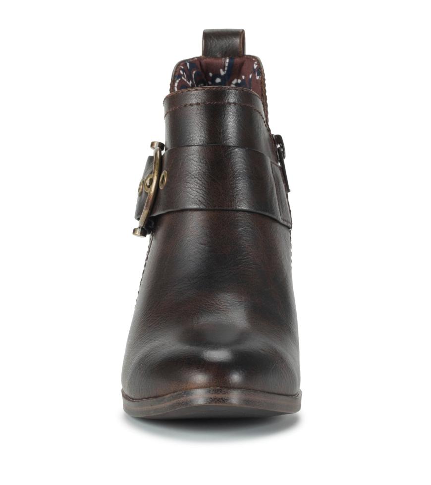 Baretraps Booties | Women Karina Block Heel Ankle Bootie Dark Brown