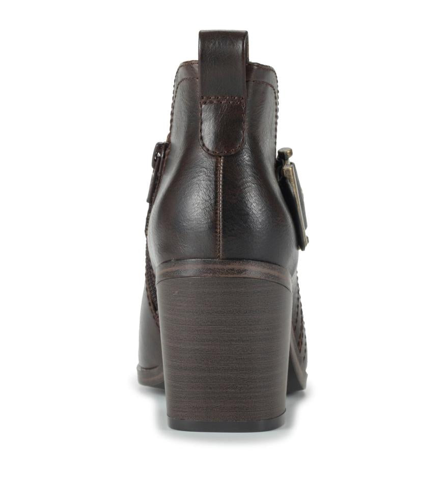 Baretraps Booties | Women Karina Block Heel Ankle Bootie Dark Brown