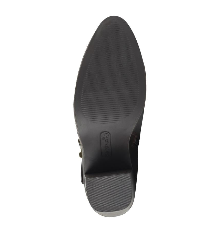 Baretraps Booties | Women Karina Block Heel Ankle Bootie Dark Brown