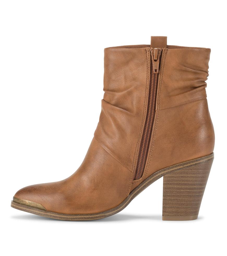 Baretraps Booties | Women Katherine Block Heel Bootie Cognac