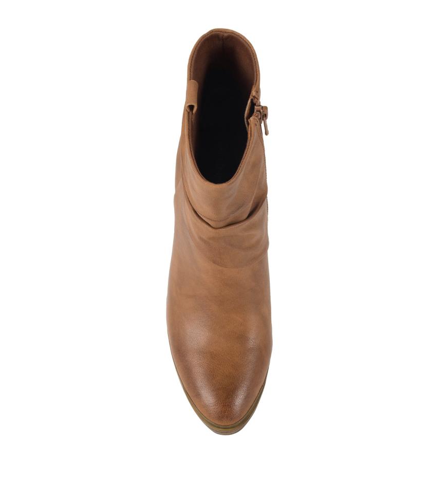 Baretraps Booties | Women Katherine Block Heel Bootie Cognac