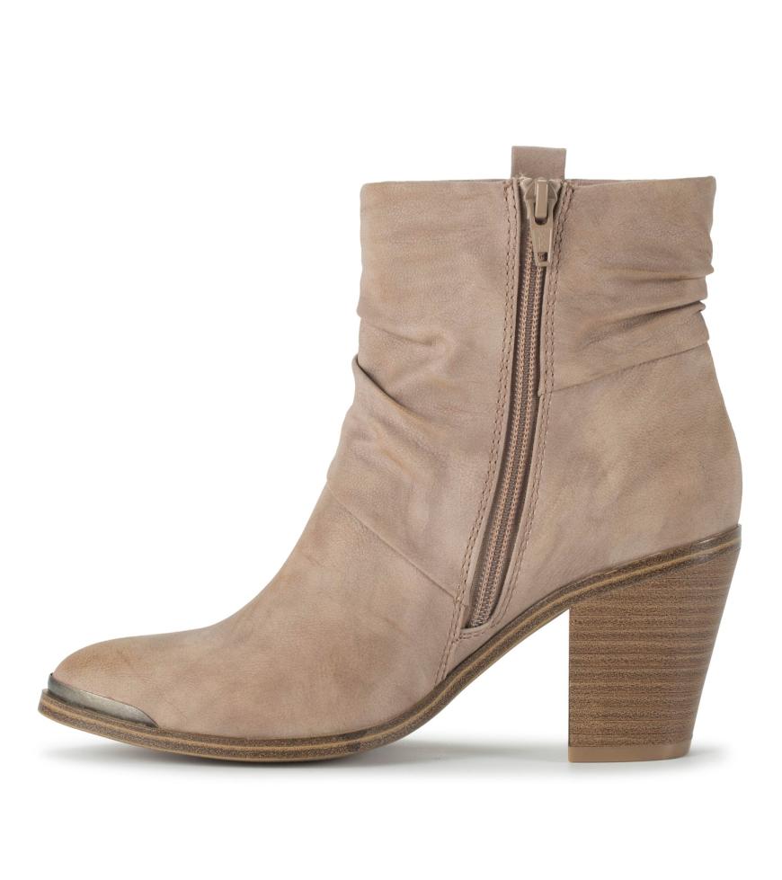 Baretraps Booties | Women Katherine Block Heel Bootie Light Mushroom