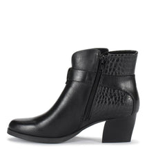Baretraps Booties | Women Lane Block Heel Bootie Black Croco