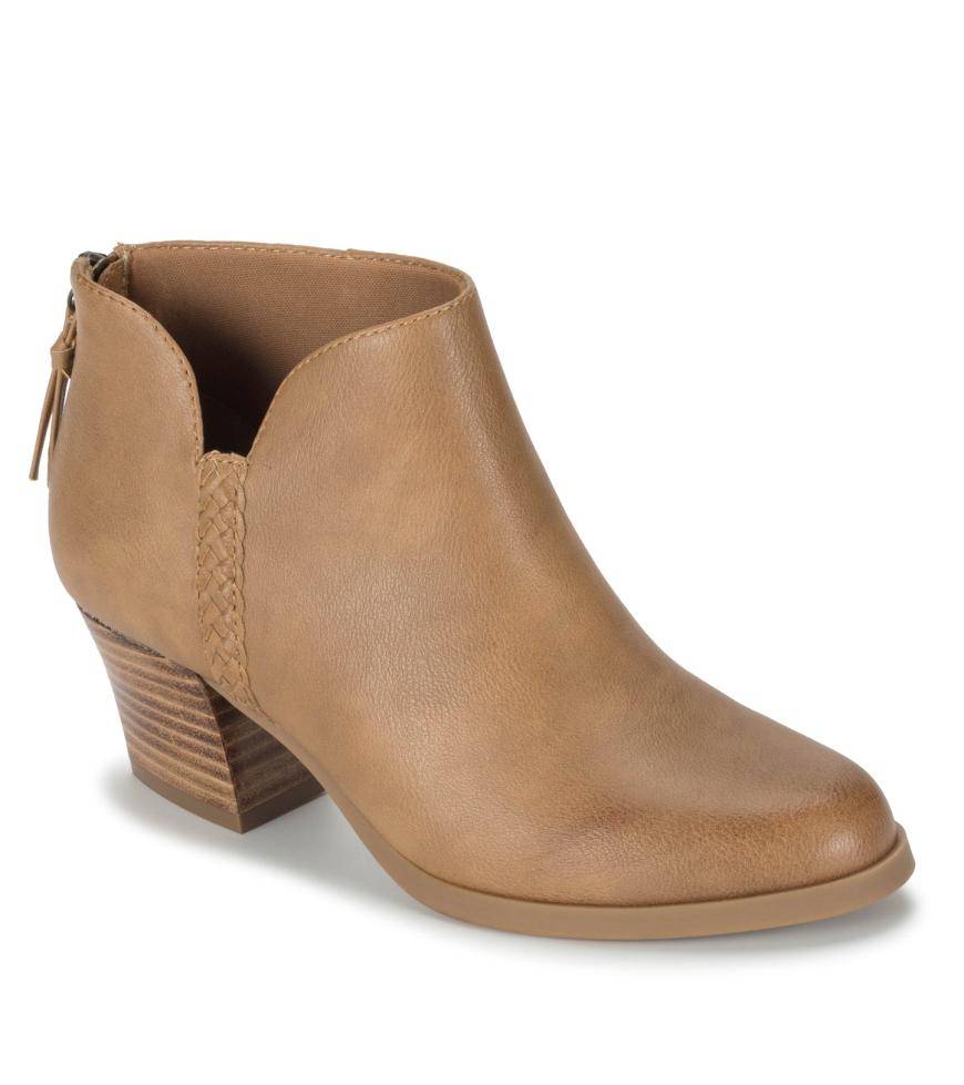 Baretraps Booties | Women Lauryn Block Heel Ankle Bootie Salted Caramel