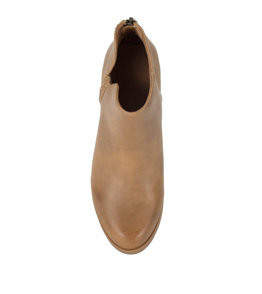 Baretraps Booties | Women Lauryn Block Heel Ankle Bootie Salted Caramel