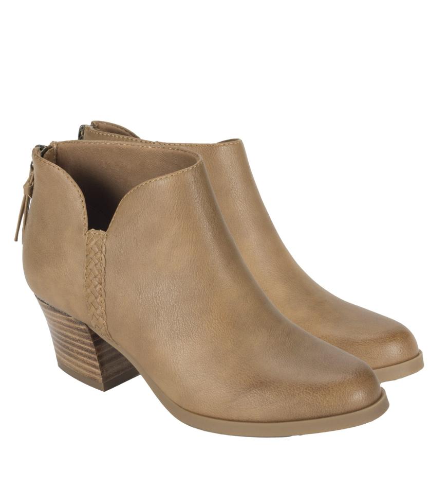 Baretraps Booties | Women Lauryn Block Heel Ankle Bootie Salted Caramel