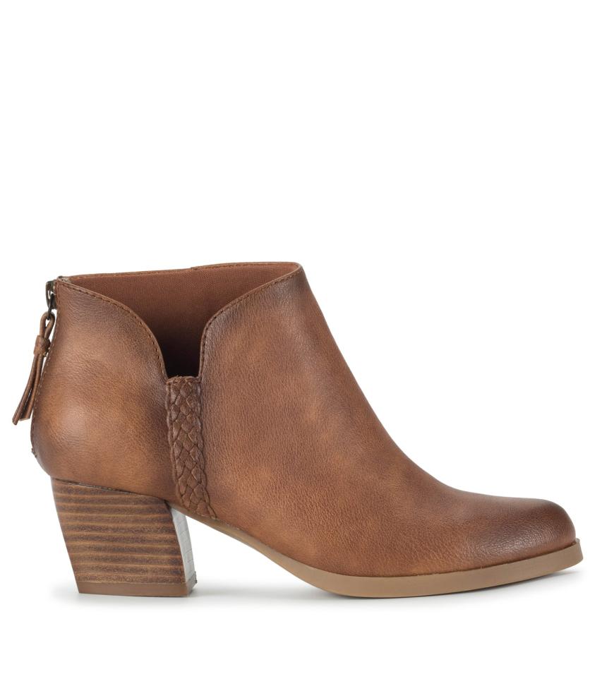 Baretraps Booties | Women Lauryn Block Heel Ankle Bootie Walnut