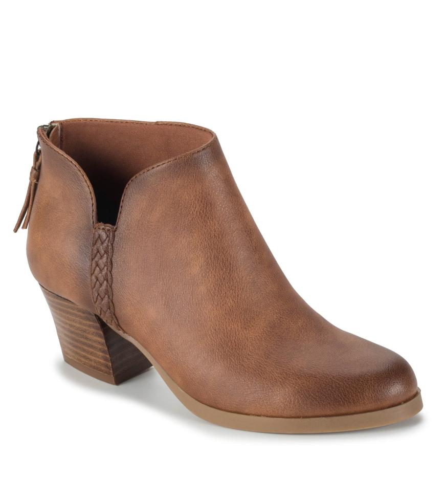 Baretraps Booties | Women Lauryn Block Heel Ankle Bootie Walnut