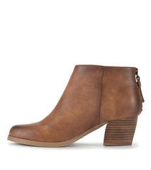 Baretraps Booties | Women Lauryn Block Heel Ankle Bootie Walnut