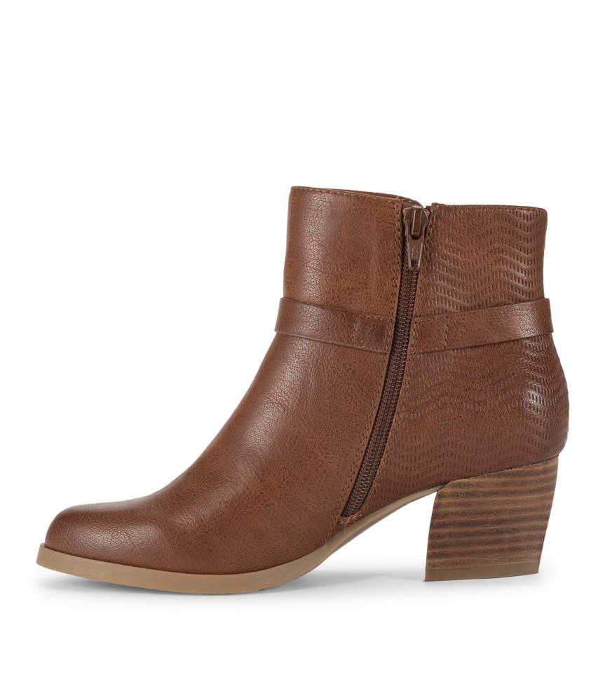 Baretraps Booties | Women Linda Block Heel Bootie Cognac