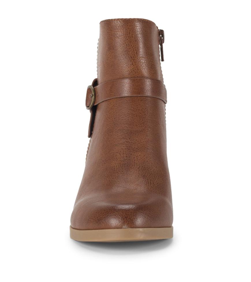 Baretraps Booties | Women Linda Block Heel Bootie Cognac
