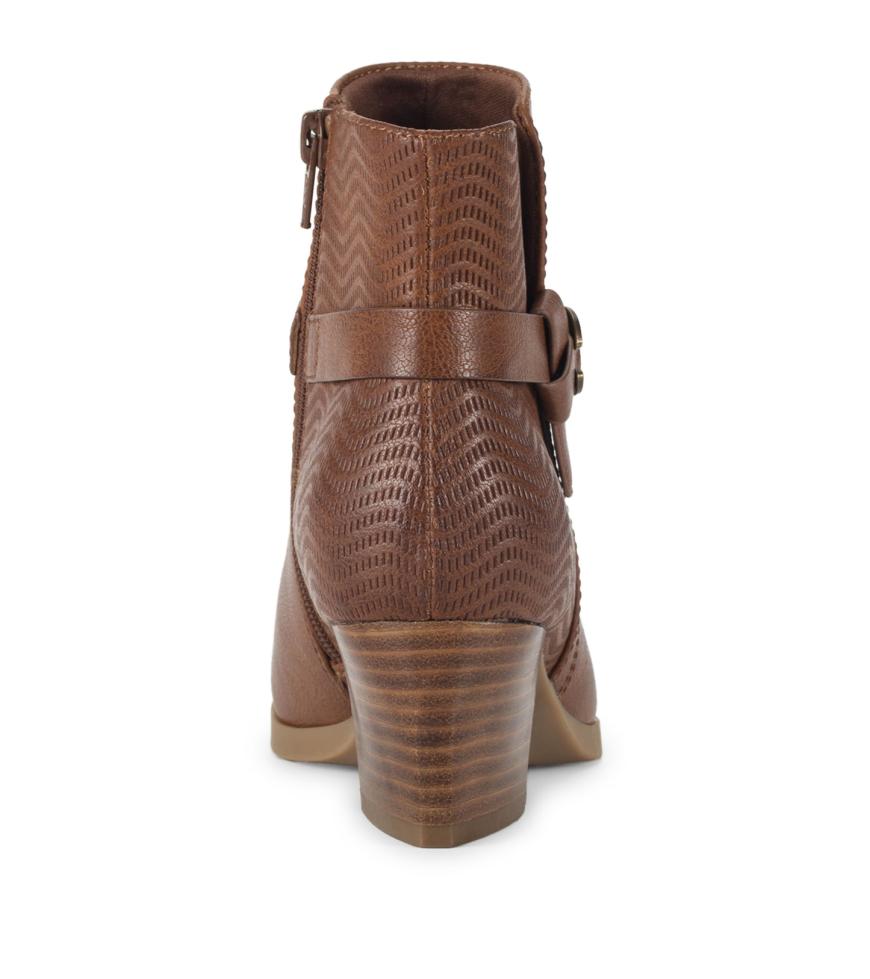 Baretraps Booties | Women Linda Block Heel Bootie Cognac