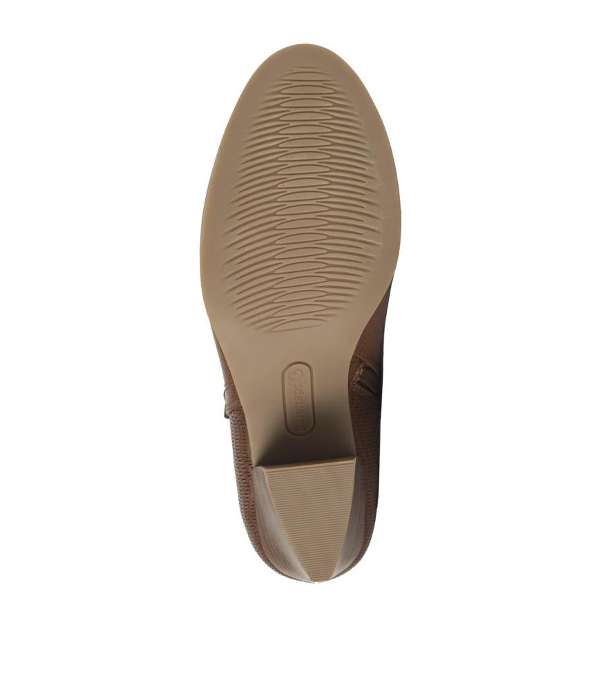 Baretraps Booties | Women Linda Block Heel Bootie Cognac