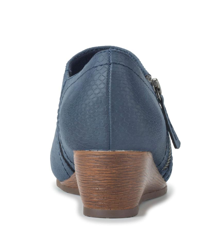 Baretraps Booties | Women Louise Wedge Ankle Bootie - Midnight | Baretraps Midnight