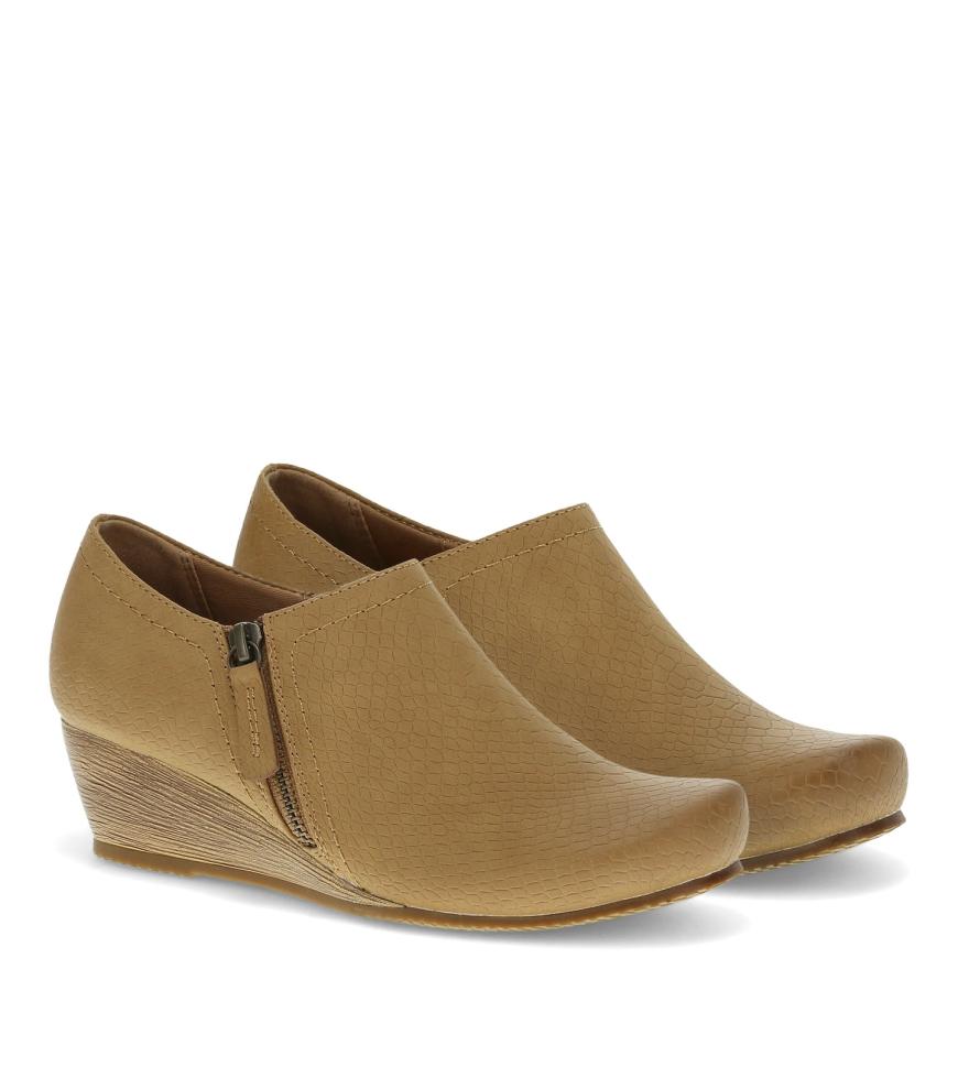 Baretraps Booties | Women Louise Wedge Ankle Bootie Sandstone