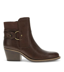 Baretraps Booties | Women Luella Block Heel Bootie Dark Brown